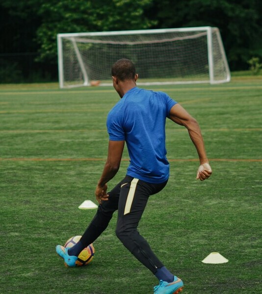 cone dribbling