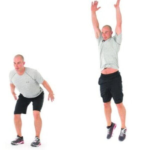 continuous tuck jumps