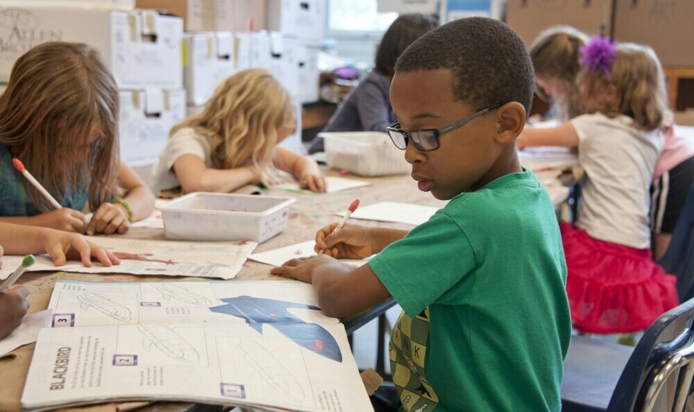 kids in school