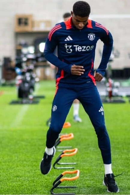 Marcus in training