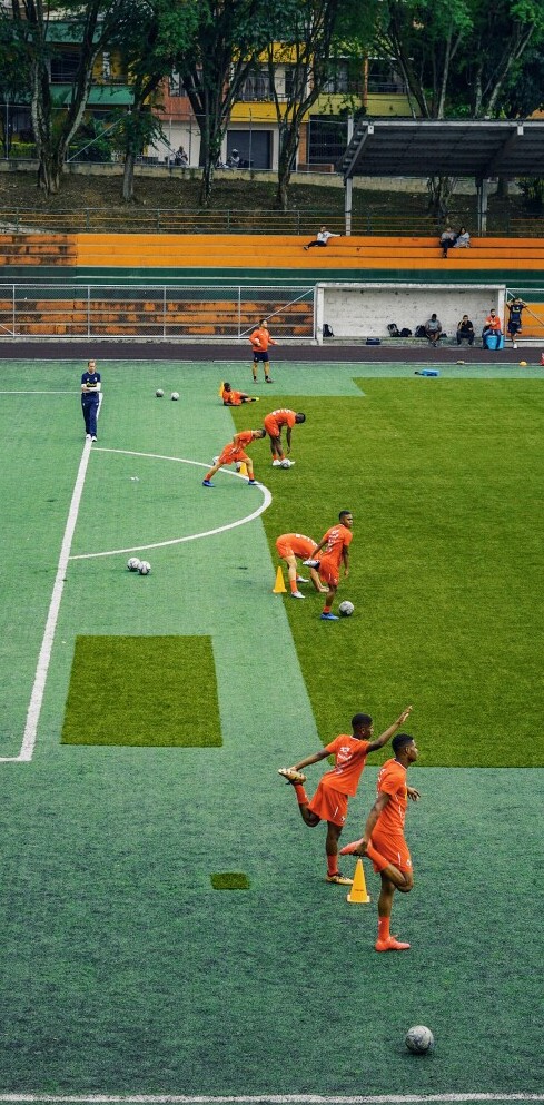 soccer cones dribbling drill