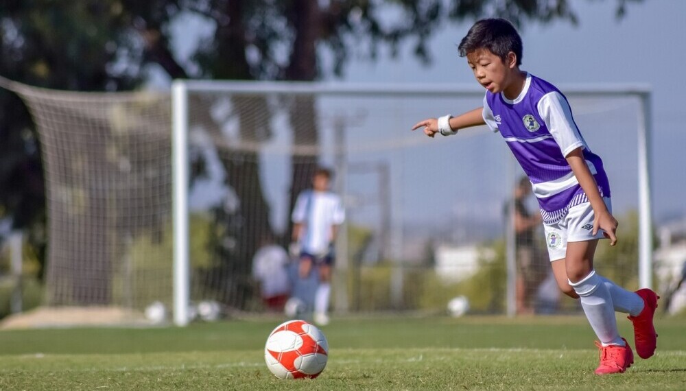 young soccer player