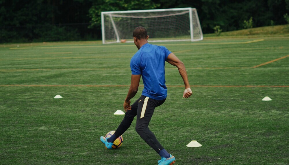 cone dribbling