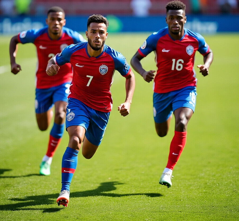 players sprinting