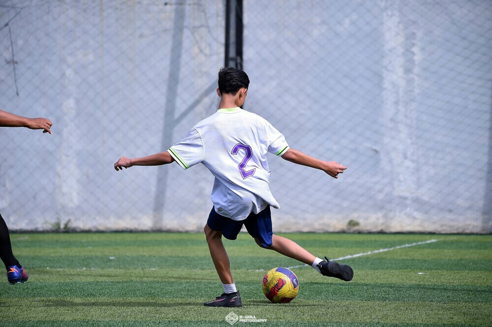 young soccer player